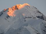 39 Gasherbrum I Hidden Peak North Face Close Up At Sunset From Gasherbrum North Base Camp In China